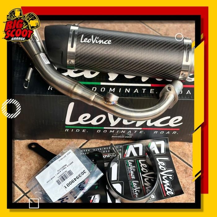 KNALPOT LEOVINCE GP CORSA EVO SLIP ON VESPA IGET