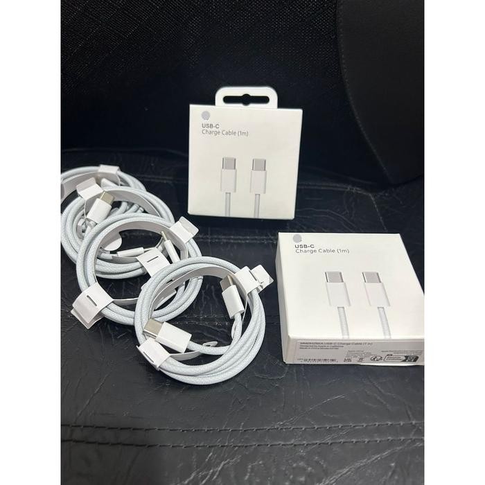 Kabel Data tipe c to tipe c 15 15Pro 15Promax C Ke C KD Adaptor Kabel USB iPhone -nya / kompafibel