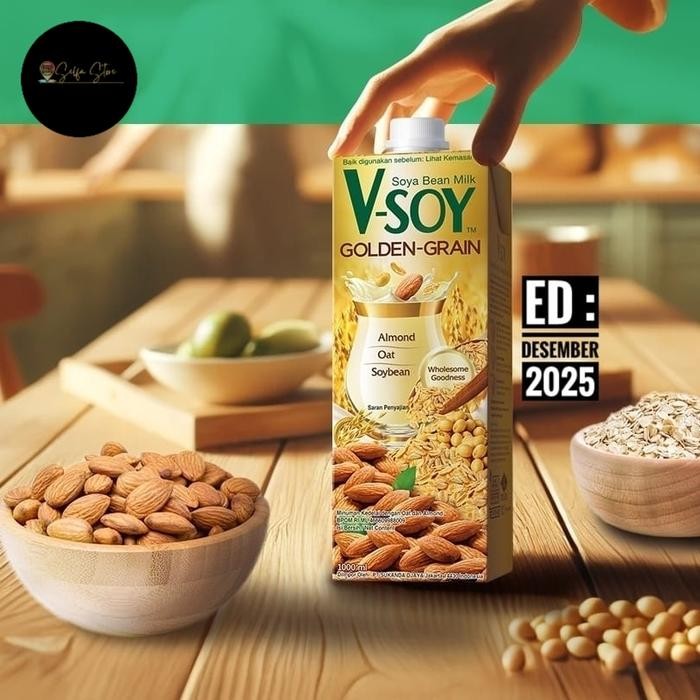 

Pilihan- V-Soy V Soy Golden Grain Susu Kedelai 1 Liter 1 L 1Lt 1000Ml 1000 Ml