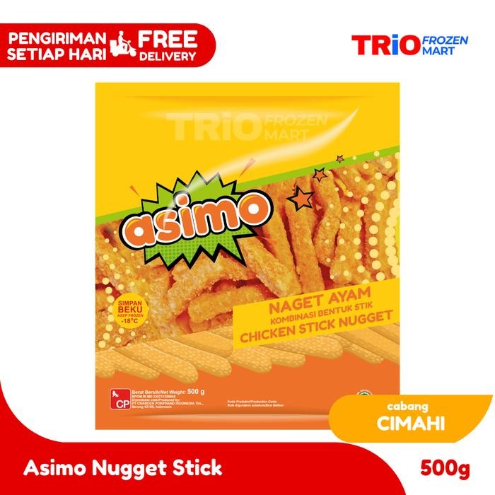 

Pilihan- Asimo Chicken Nugget Stick 500 Gr / Nugget Ayam Stik