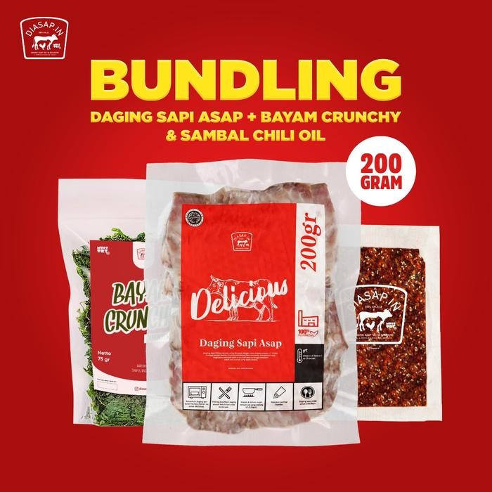 

Pilihan- Sei Sapi Frozen Diasapin 200Gr + 1 Bayam Crunchy + 1 Sambal 50Gr