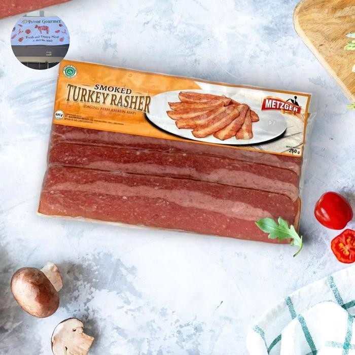 Pilihan- Smoked Turkey Rasher / Turkey Bacon / Ayam Kalkun Slice Asap