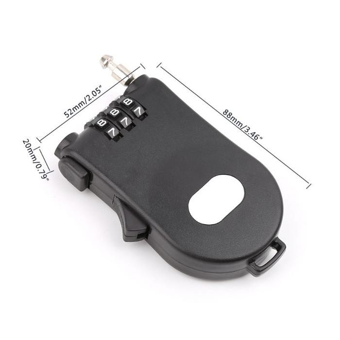 Pilihan- Gembok Helm Gembok Kawat Gembok Kabel Tali Baja Pengaman Sepeda Securi