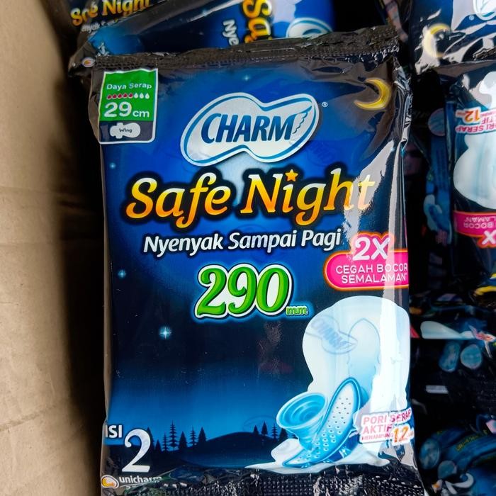 Pilihan- Pembalut Charm Safe Night 29 Cm 1 Renceng