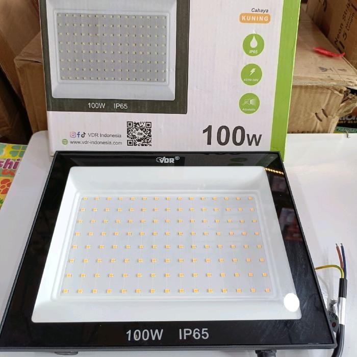 Terbaik Lampu Sorot 100 Watt Cahaya Kuning Vdr Ip65 / Lampu Tembak 100 Watt Kuning 100% Ori