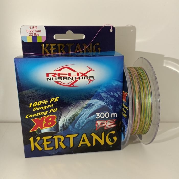 Terbaik Senar Relix Kertang X8 Pe 1.5 300M 100% Ori