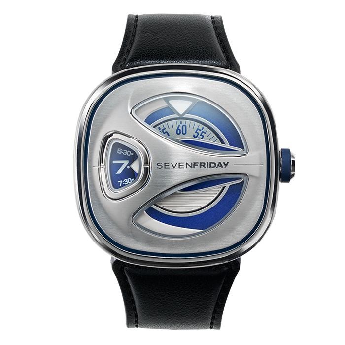 Sale Sevenfriday Me1/01 Official Jam Tangan Blue Silver Automatic