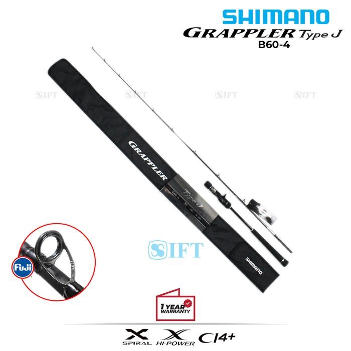 Joran Oh Shimano Grappler [2025] Type J 165 180 Fuji Guides Ci4+ Seat Over Head Bait Jigging