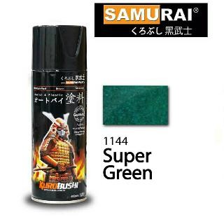 Terbaik Samurai Paint Super Green 1144/Hijau Metalik/Cat Semprot/Pylox/Pilok 100% Ori