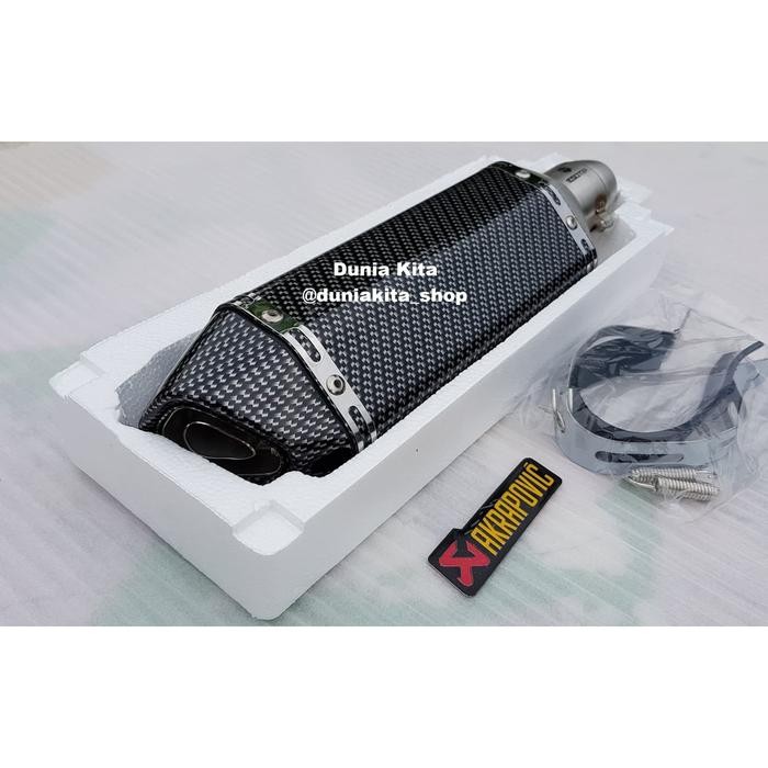 Knalpot Akrapovic Import Ninja 250Fi Z250 Z250Sl Mono Slip On Kode 5603