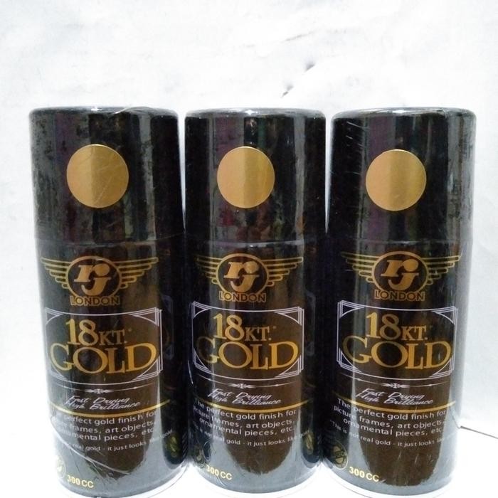 Terbaik Rj Chrome Gold 300Cc / Pylox / Cat Semprot 100% Ori