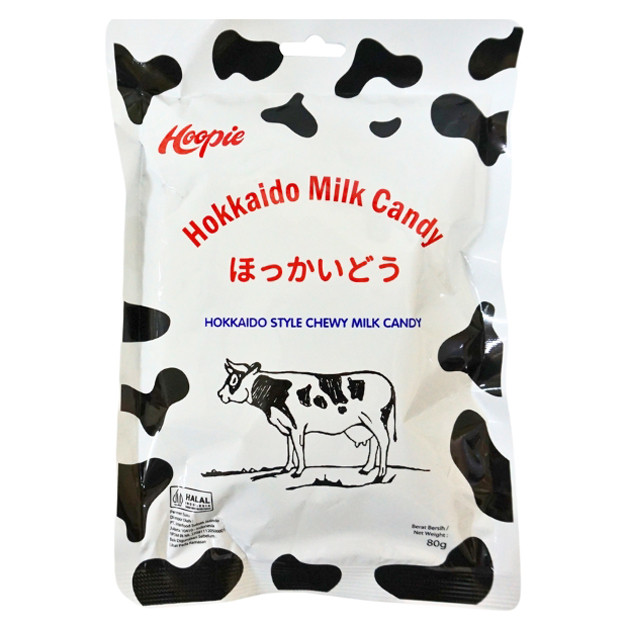 

S27940 HOOPIE HOKKAIDO CHEWY MILK CANDY PERMEN BUNGKUS 80GR MAJU BERSAMA (20250921)