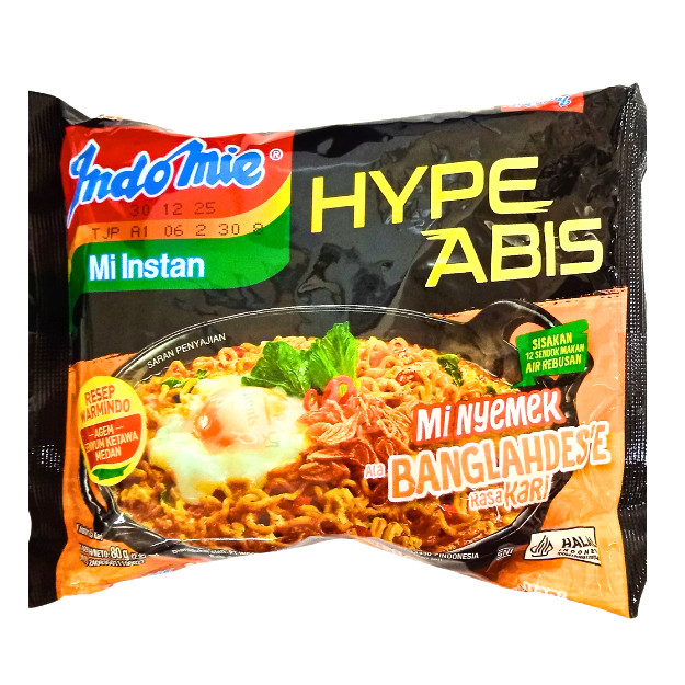 

S33375 INDOMIE MIE NYEMEK BANGLAHDES`E RASA KARI MIE INSTANT 80GR MAJU BERSAMA (20250910)