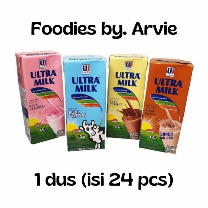 Pilihan- Susu Ultra Milk Uht 250Ml Dus Grosir Bisa Mix Variant