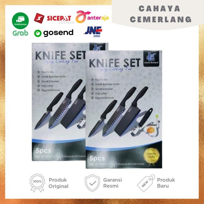 PISAU KNIFE SET 5 LOYAL BOSQUE