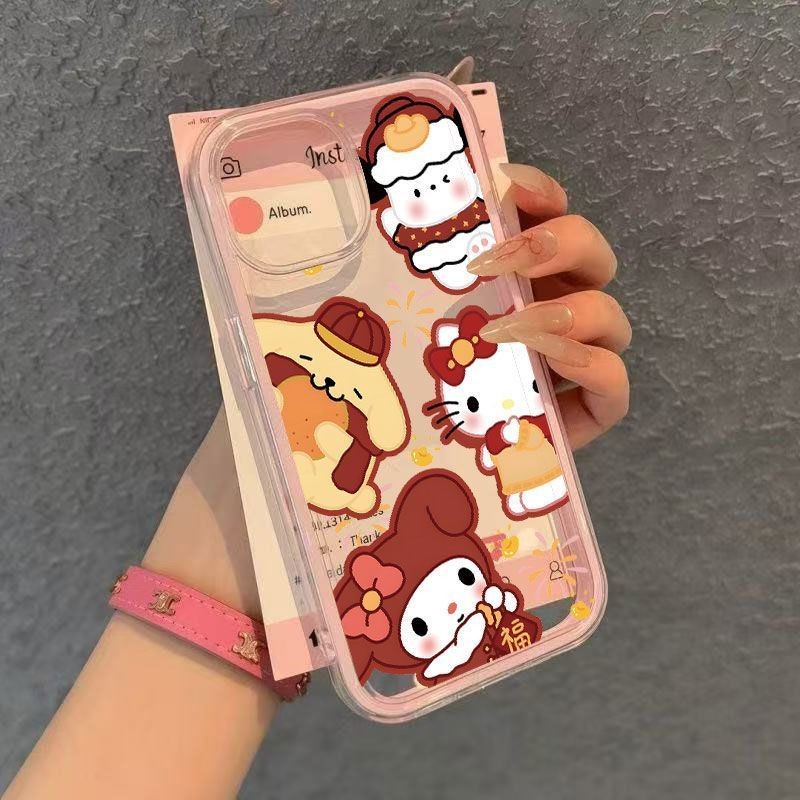 Soft Lukisan Fancy Sanrio Case Redmi 15 13C 15C 14C 13 13X A3 A5 12C 12 5G 10A 9 9A 9T 10C Tk6 Lucu 