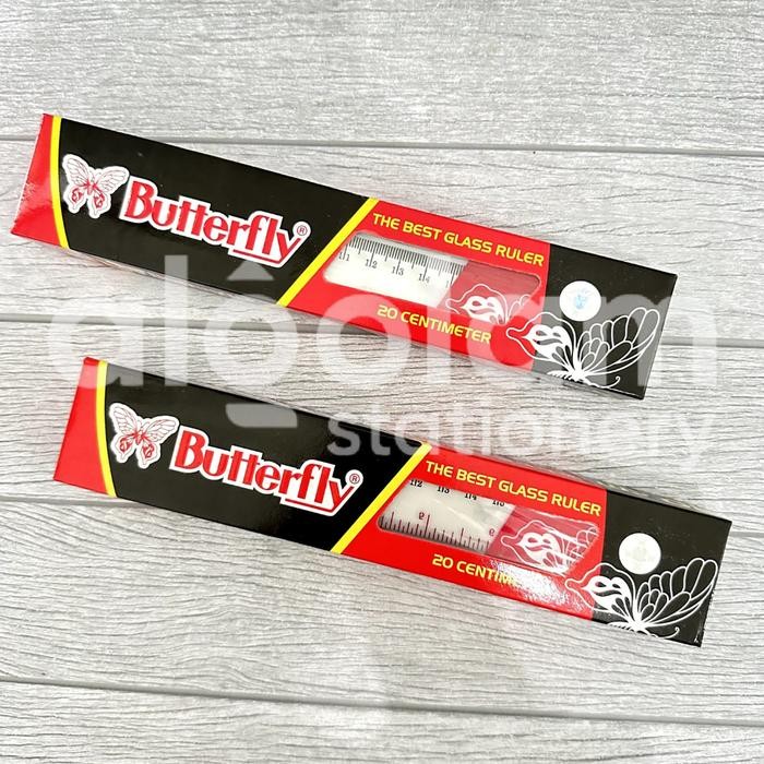 

OJ SATU LUSIN ( 12 PCS ) Penggaris Butterfly 20 Cm