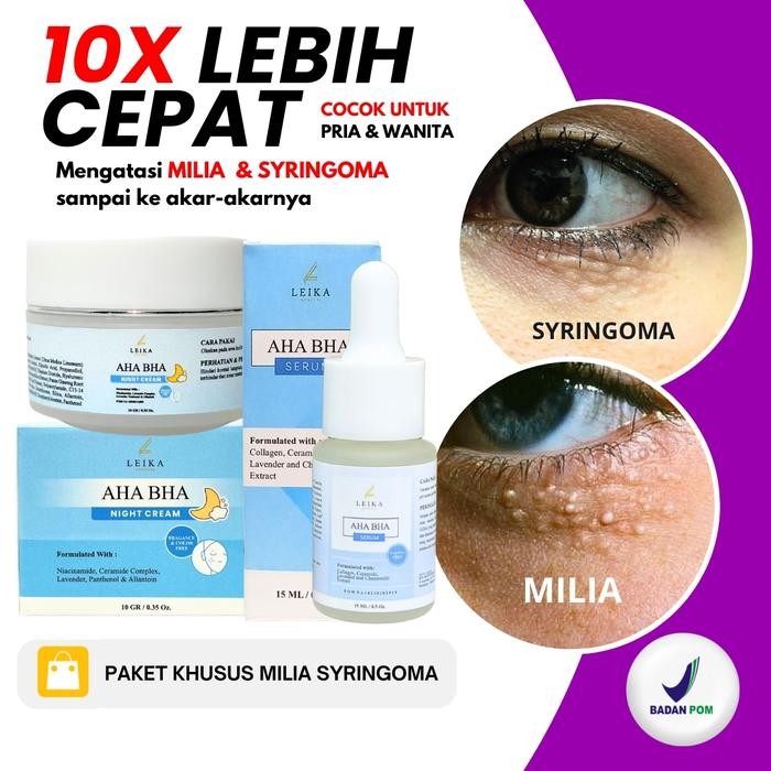Pilihan- Paket Khusus Milia Syringoma  Paket 2In1 Milia Syringoma Cream & Serum Yang Di