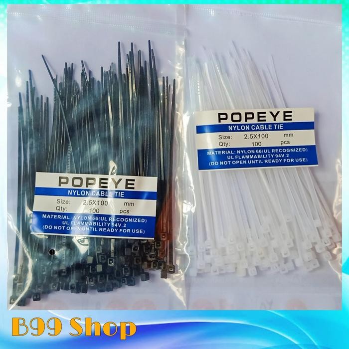 

OJ Kabel Tis / Cable Ties Murah 10 Cm, Kabel Ties