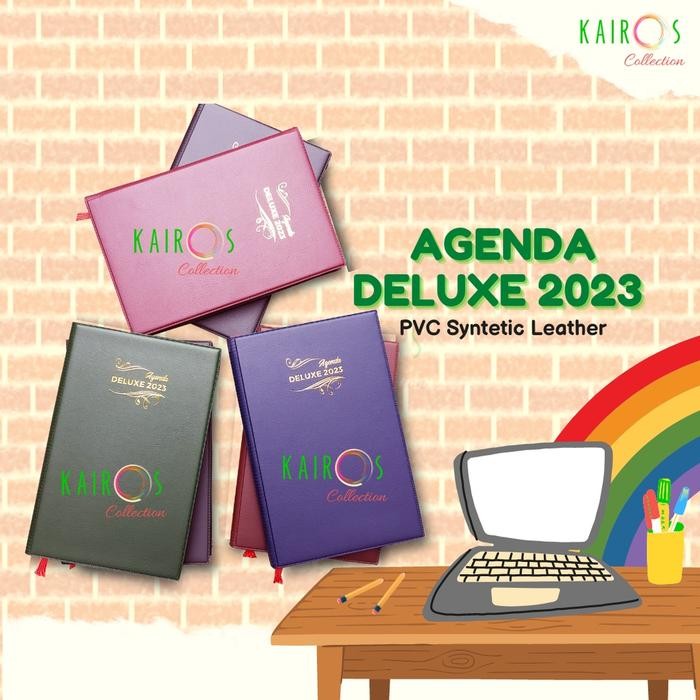 

OJ Agenda Deluxe 2023 Aneka Warna Cover Leather