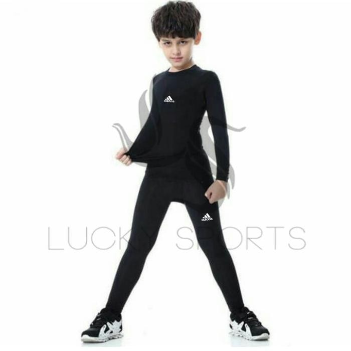 Pilihan- Paket Anak Baju Dan Celana Manset / Baselayer Panjang Nike Adidas