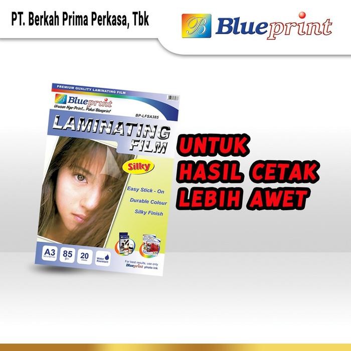 

Kertas Laminating Silky Film/ Laminating Silky Film Paper BLUEPRINT A3