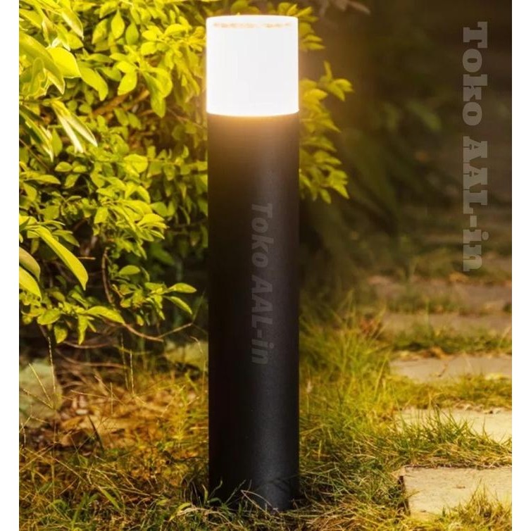 LAMPU PILAR TAMAN PAGAR HIAS BULAT OUTDOOR E27