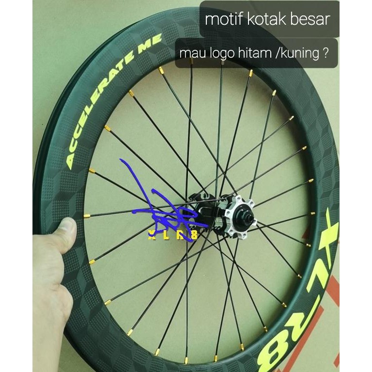 Stok Terbatas Wheelset Carbon Xlr8 451 Disc Bearing 11 Speed Clincher 50Mm Terlariss 