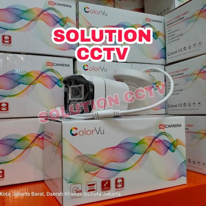 CAMERA CCTV COLOR VU 5MP OUTDOOR BERWARNA DI MALAM HARI