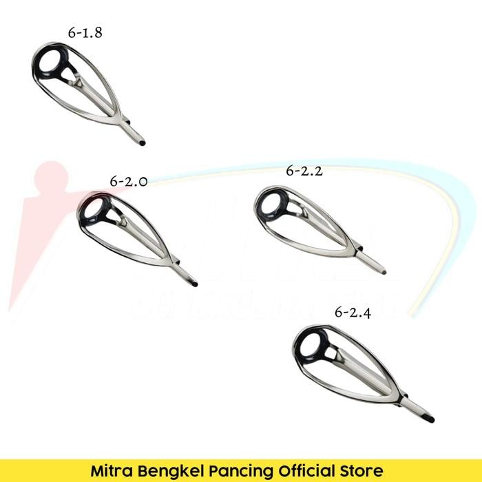 Ring Guide Fuji PMNST 6 SIC Tip Top Chrome 1Pcs Cincin Joran Original Japan Pancing