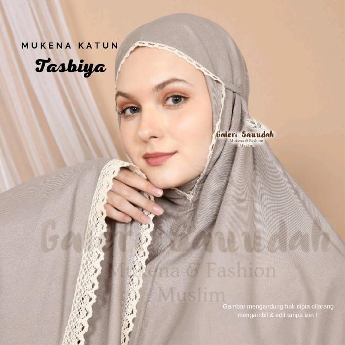 Pilihan- Nayara Mukena Travel Katun Dewasa Jumbo / Mukena Renda Katun / Mukena Katun Dewasa