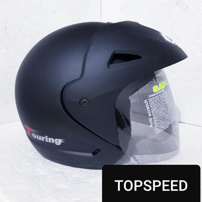 Helm Bmc Touring Hitam Doff