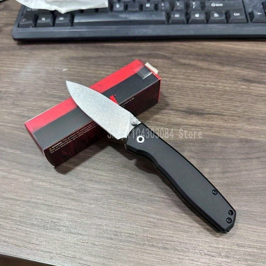 KS 2053 Pocket Folding Knife D2 Steel Blade Aluminum Handle Self-defense Tactical Knife Outdoor