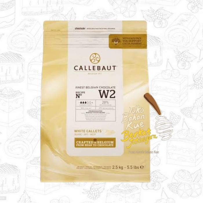 

CALLEBAUT W2NV CREAMY MILK WHITE 28 % BELGIAN CHOCOLATE COUVERTURE
