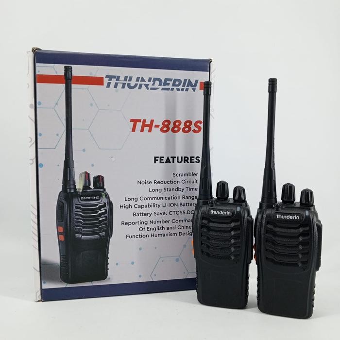 Ready WLAN HT Handy Talkie TH-888s , HT Walkie Talkie SIngle Band VHF / UHF Isi 2 Unit