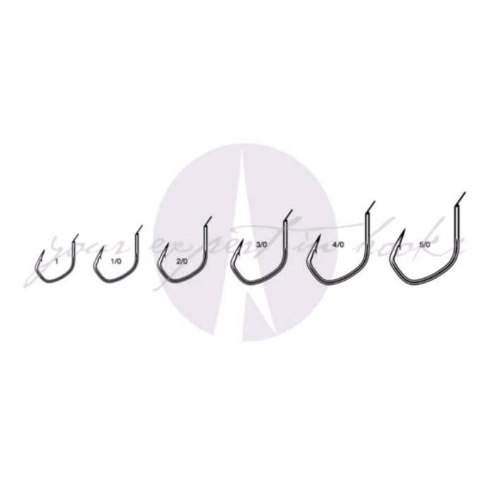 PJS 10pc Hook // kail VMC 7117 ECER Type Slow size #1 1/0 2/0 3/0 4/0 5/0