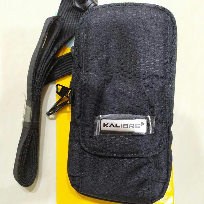 Tas Hp Selempang/Pinggang Kalibre 928008 999 Black Smartphone Case