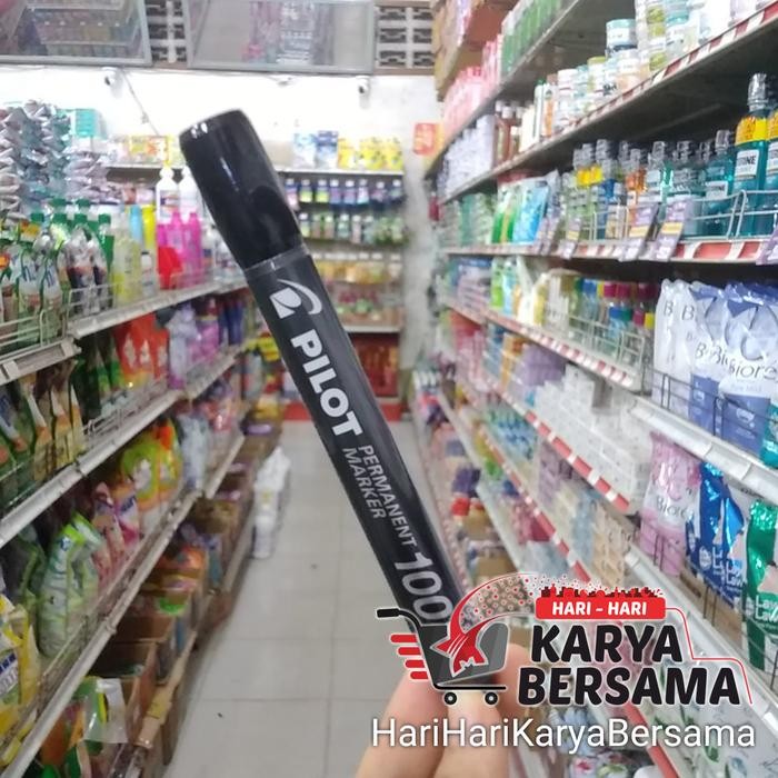 

ALAT TULIS SPIDOL PILOT PERMANENT MARKER SCA-100 WARNA BLACK 1PCS