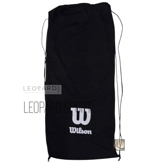 Tas Raket Tenis Lapangan / Sarung Raket Serut Kain Cover Tennis