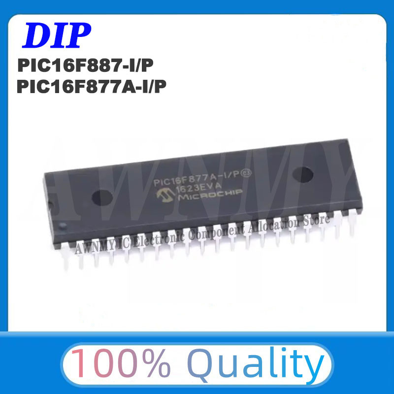 Rahmattshopp 5Pcs/lot Best Quality original PIC16F887-I/P PIC16F877A-I/P PIC16F887 PIC16F877A DIP-40
