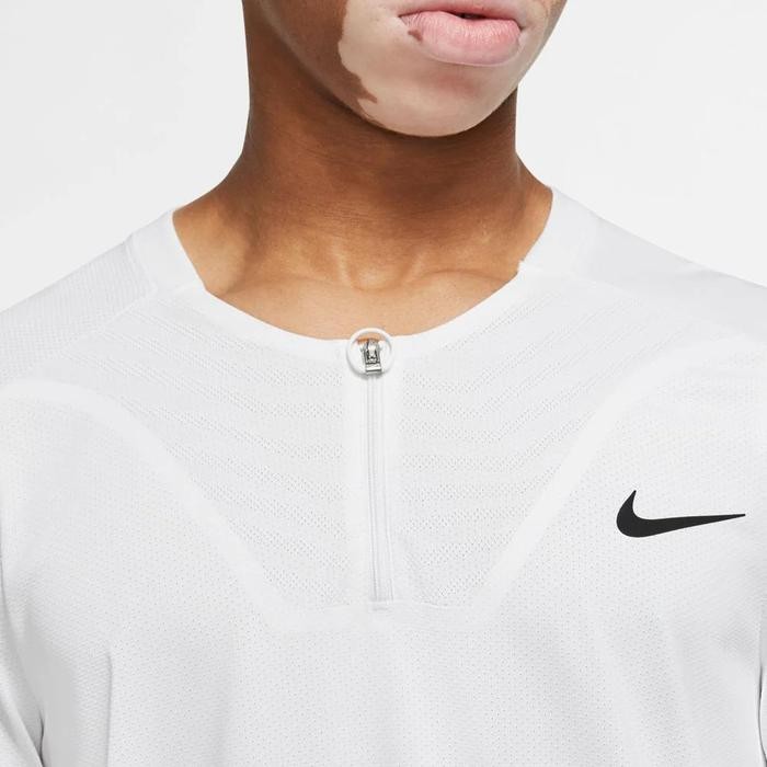 Kaos Tenis Pria Nike Men'S Slam Advantage London Polo Tennis - White Original Best Seller