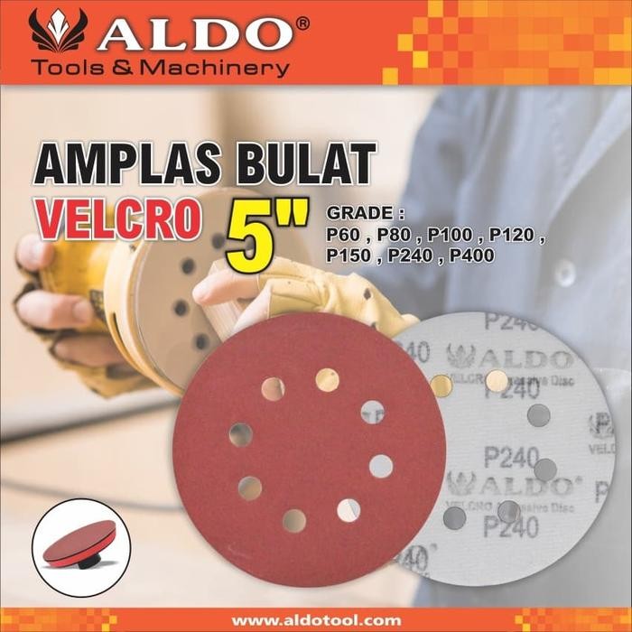 AMPLAS BULAT VELCRO 5 INCH ALDO