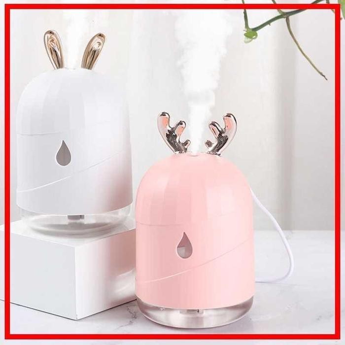 ORI Humidifier Pelembab Udara Lovely Cute Rusa Air Diffuser 7 Color LED