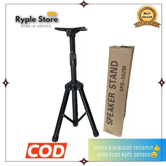 RP - Stand Speaker Tripod Speaker Monitor Untuk Speaker Aktif Pasif