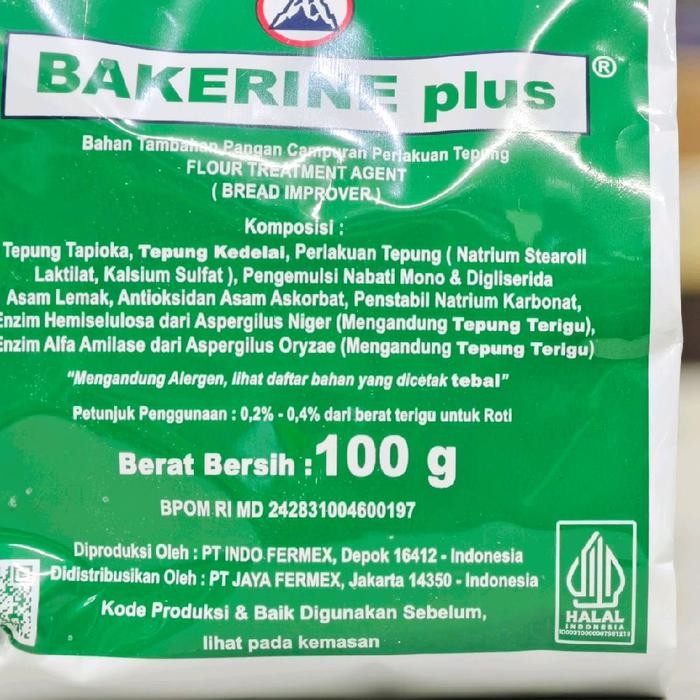 instanChatsaja- Bakerine Plus 100Gr / Bread Improver 100Gr