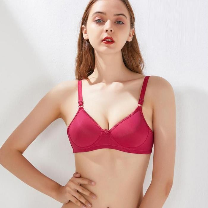 yrka- Bh Wanita Bra Tanpa Kawat Soft Bra Bh Scalen 2808