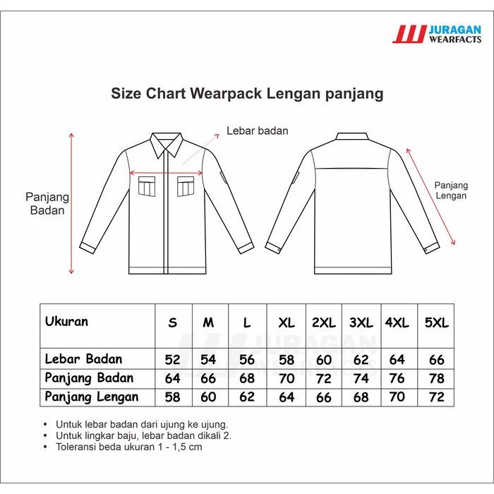 Juragan Wearfacts - Wearpack Atasan Warna Biru Benhur Kombinasi Kuning Terlaris