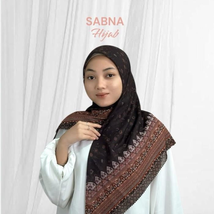 Top Hijab Motif Voal Sublim Jilbab Segi Empat Premium Laser Cut Seragaman (Dk 100-150)