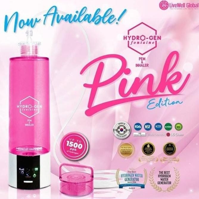 Hydrogen Fountain LWG livewell Global Original Termurah Botol Minum