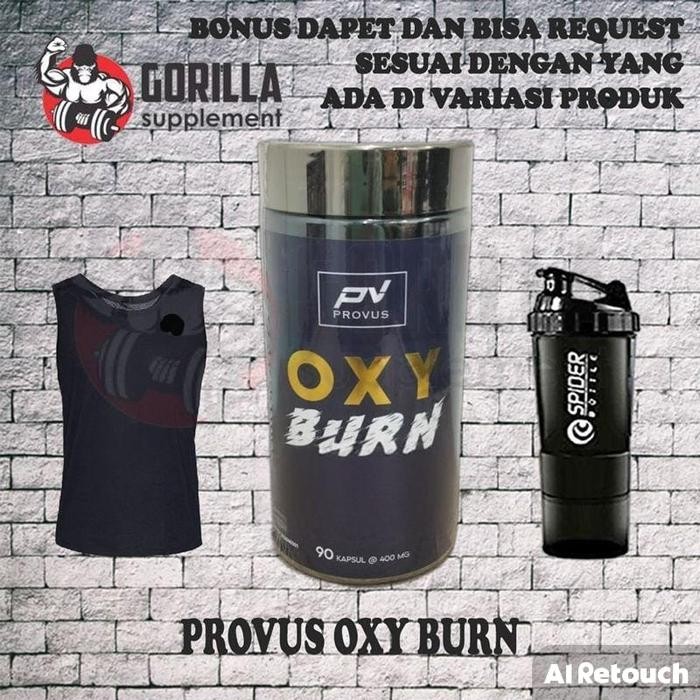 ORIGINAL  PROVUS OXYBURN kapsul OXY SUPLEMEN FITNESS PV